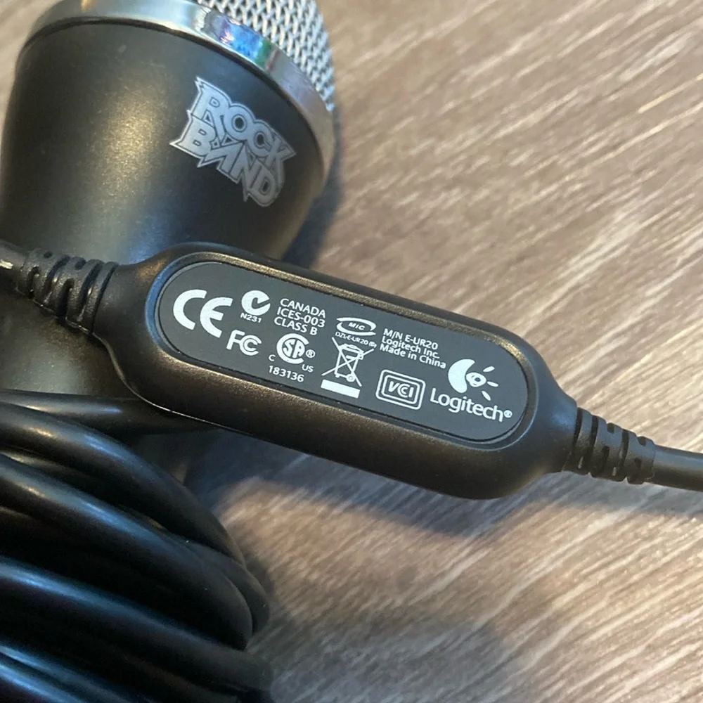 Rock Band Black USB Microphone